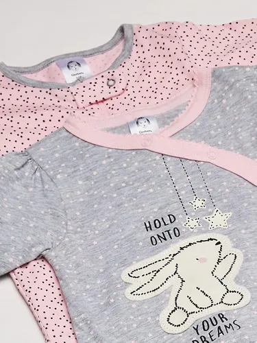 Vista 2 de Gerber Baby Sleep N' Play - paquete de 2, Paquete de 2 Sleep 'N Play, 3-6 meses, Bunny Love