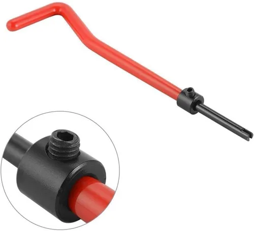 Vista 3 de Kit de reparación de roscas JoyTube SAE, juego de insertos de reparación de roscas de 1/4-20 pulgadas de acero inoxidable compatible con herramienta