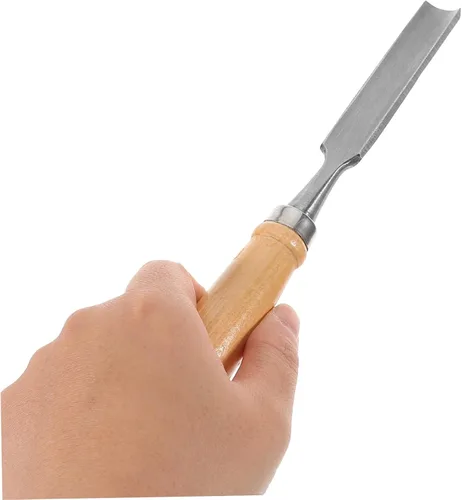 Vista 7 de Cincel de mano para tallar cincel para carpintería, cincel escultórico, cincel para carpintería, 1 ud