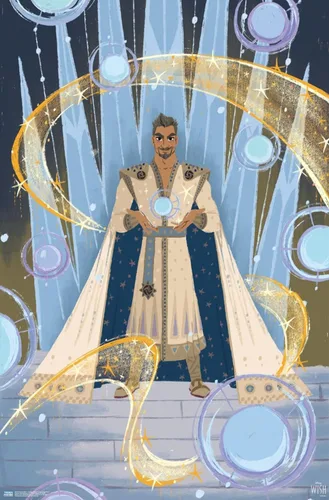 Vista 13 de Trends International Disney Wish - Póster de collage 4 (King Magnifico), póster de pared, 14.72 x 22.37 pulgadas, versión enmarcada de madera