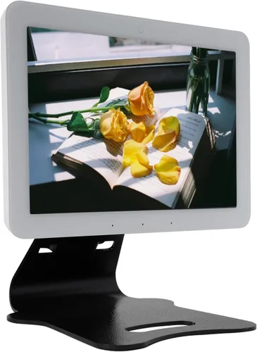 shinar Metal Swivel and Tilt Stand for Echo Hub No Need Mounting Adjustable with 360 Degree Rotatable Desktop Mounting Bracket Stable Big Base