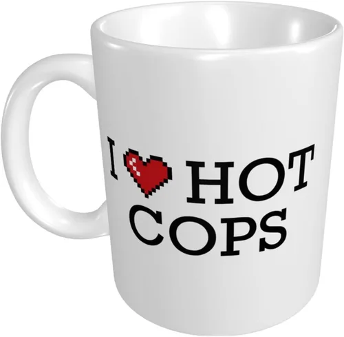 Classy Coffee Mugs For Women I Love Hot Cops Mug Gifts For Dads Coffee Mug
