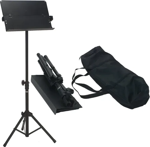 Vista 2 de Audio2000'S AST4381 - Soporte de partituras portátil para orquesta
