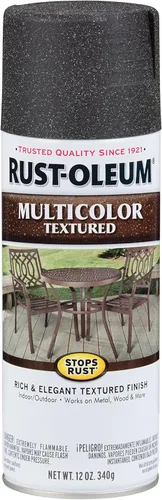 Rust-Oleum 223525 Stops Rust Pintura en Aerosol Texturizada Multicolor, 12 oz, Hierro Envejecido