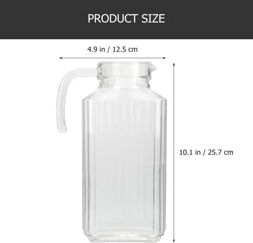 Vista 5 de Zerodeko Jarra de agua conveniente Hervidor de agua de gran capacidad Contenedor de bebidas de gran capacidad