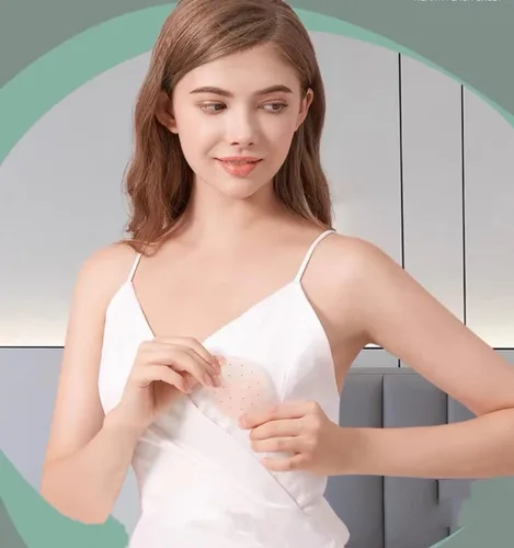 Vista 5 de Breathable Nipple Covers For Women Reusable Invisible Adhesive Silicone Nipple Pasties with Travel Box