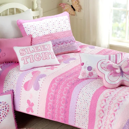Vista 19 de Cozy Line Home Fashions Juego de ropa de cama reversible de 100 % algodón, colcha reversible para todas las estaciones