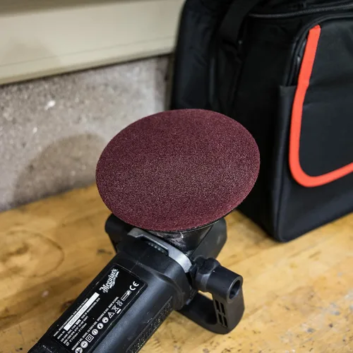 Vista 2 de Meguiar's Disco de corte de espuma DA suave de 5 pulgadas, almohadilla de detalle de espuma de gancho y bucle para quitar para eliminar remolinos