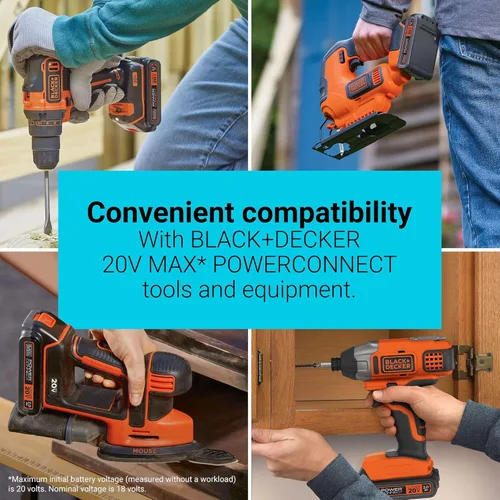 Vista 3 de Batería externa de litio LBXR2020-OPE de Black + Decker, 2 Ah, 20 V