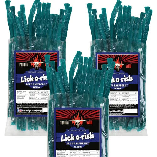 Vista 12 de Caramelo de regaliz negro – Classic Gourmet Lick-o-rish Sabor suave, masticable y audaz Paquete a granel de 3 libras