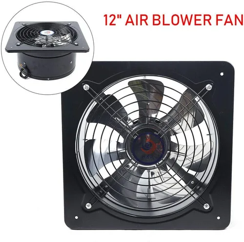 Vista 8 de Gdrasuya10 Ventilador de extractor de aire, 12" ventilador axial industrial 2800r/min 110V del extractor de la ventilación