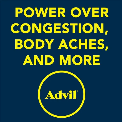 Vista 5 de Advil Sinus Congestion and Pain, Sinus Relief Medicine, Pain Reliever and Fever Reducer with Ibuprofen and Phenylephrine HCl - 50 Coated Tablets