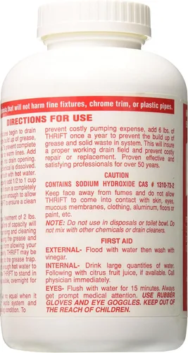 Vista 3 de Thrift Marketing GIDDS-TY-0400879 - Limpiador de drenaje (2 libras), color blanco