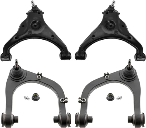 Vista 81 de Detroit Axle - Kit de brazos de control delanteros de 4 piezas para Nissan Cube 2009-2014, Nissan Versa 2007-2012 2 brazos de control inferiores
