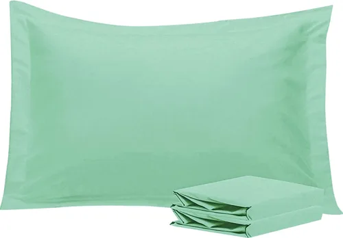 Vista 18 de NTBAY Fundas de almohada estándar, paquete de 2 fundas de almohada de microfibra cepillada de 20 x 26 pulgadas, súper suaves y acogedoras