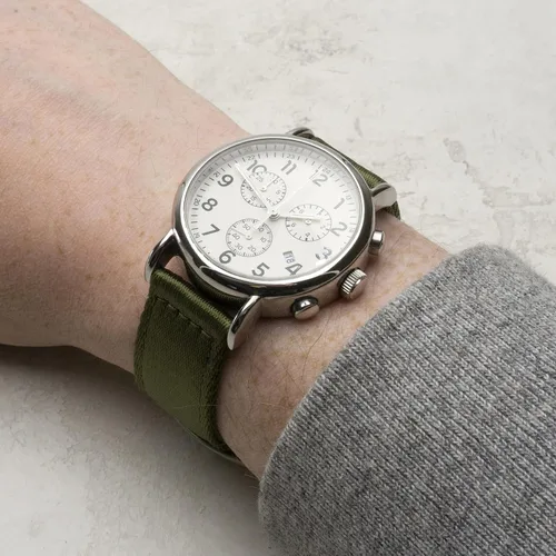 Vista 3 de Benchmark - Correa de reloj de nailon impermeable de alta calidad para hombres y mujeres, barras de resorte de liberación rápida integradas