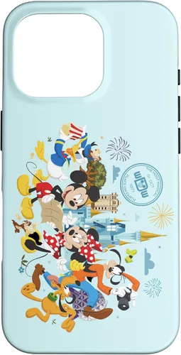 Vista 20 de Walt Disney World 50th Anniversary Mickey and Friends - Carcasa para iPhone 17, color azul