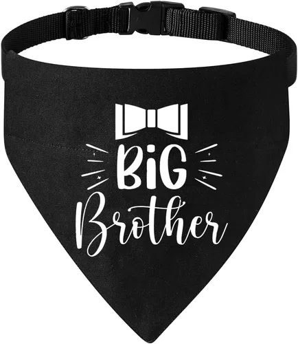 Vista 5 de El mejor collar de bandana de boda para perro, bandana de compromiso ajustable para mascotas con hebilla de liberación rápida y anillo en D