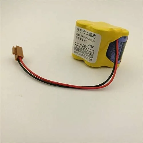 Vista 3 de 5 baterías de repuesto BR-2/3AGCT4A 6 V PLC para controles FANUC A98L-0031-0025 CNC Mahine w/Plug US