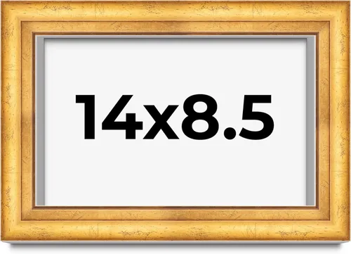 Vista 239 de Caja de sombra de 5 x 5 pulgadas, marco de exhibición biselado de hoja dorada Madera maciza 1.75 pulgadas de profundidad 1.75 pulgadas