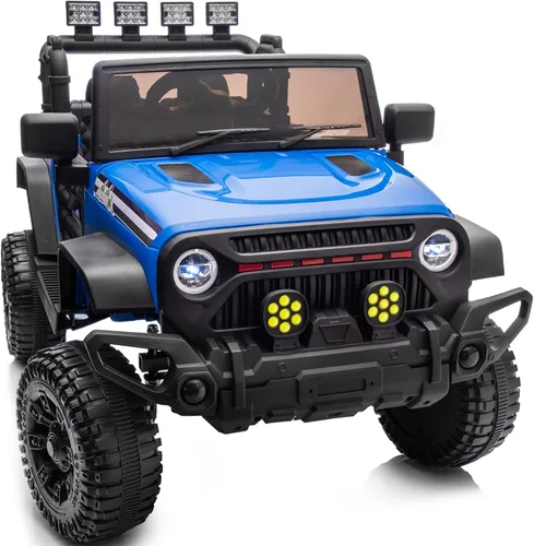 Vista 11 de Auto de juguete de 24 V, vehículo eléctrico para niños de 24 voltios con control remoto, 3 velocidades, color negro