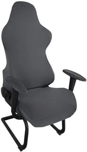 Vista 11 de Funda elástica para silla de juegos, lavable, funda protectora elástica para silla de juegos de oficina (color A: A)