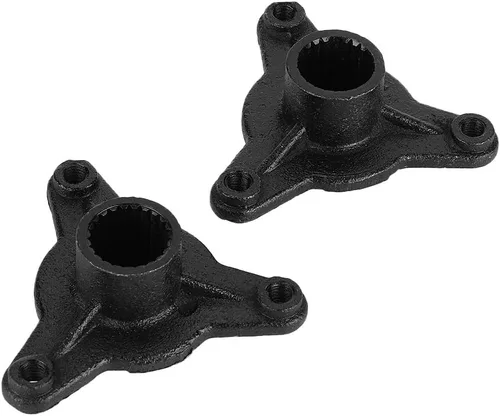 Vista 5 de Qiilu 1 par de bujes de eje de rueda trasera, 3.071 in 23T Spline 3 pernos de rueda trasera Hub para ATV507 ATV516F ATV517F ATV Kart