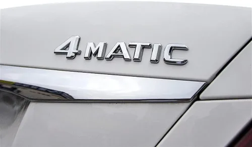 Vista 5 de 4-Matic - Calcomanía adhesiva de emblema para puerta de maletero, guardabarros, parachoques, cromo plateado/plata, para todos los accesorios
