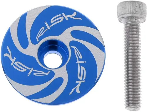 Vista 2 de Bicicleta de Carretera Bicicleta de Montaña 1-1/8 Pulgada Tapa Tapa Tapa Azul Ciclón 1.126 in