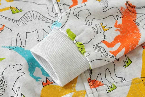 Vista 4 de DDSOL Chaqueta con cremallera para niño, sudadera con capucha y cremallera, ligera, para invierno, otoño, 2t-7t