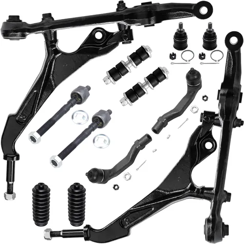 Vista 51 de Detroit Axle - Kit de suspensión frontal de 12 piezas para Toyota Corolla 2003 2004 2005 2006 2007 2008, 2 brazos de control inferiores, 2 rótulas