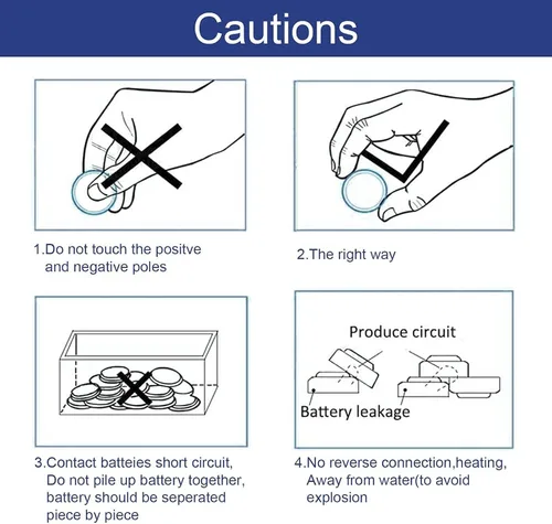 Vista 7 de PKCELL Batería AG3 1.5V LR41 392 384 192 Botón de célula alcalina para termómetro digital - 5