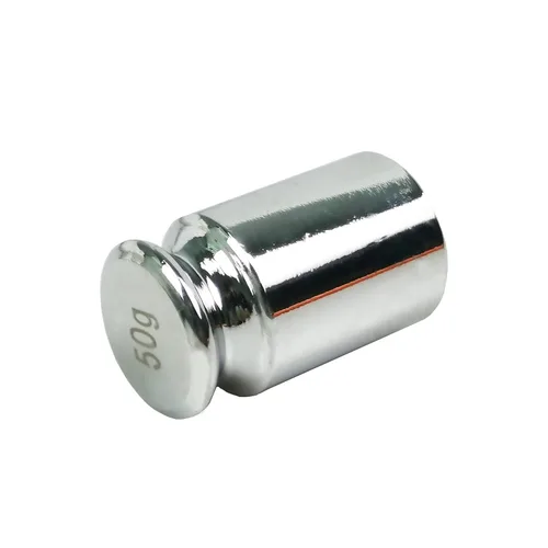 Vista 4 de HFS (R) Peso de calibración de 1.76 oz de balanza de cromo clase M2 Peso de calibración para báscula digital, báscula de bolsillo