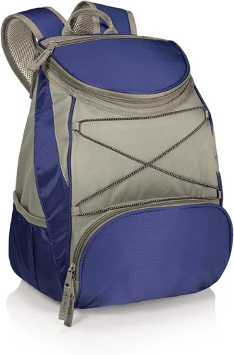 Vista 11 de ONIVA - Mochila térmica PTX de la marca Picnic Time, mochila térmica suave, bolsa de almuerzo aislada (rojo con detalles grises)