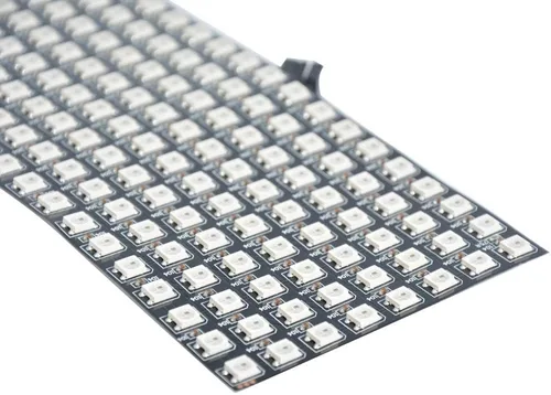 Vista 4 de 8x32 Panel de matriz LED 256 píxeles WS2812B Panel LED digital flexible direccionable individualmente a todo color DC5V