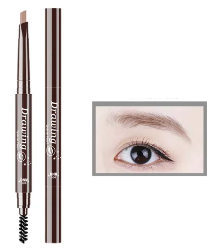 Vista 6 de Lápiz de cejas duradero resistente al agua, duradero, delineador automático de cejas, 5 colores para elegir, cejas naturales que duran mucho tiempo