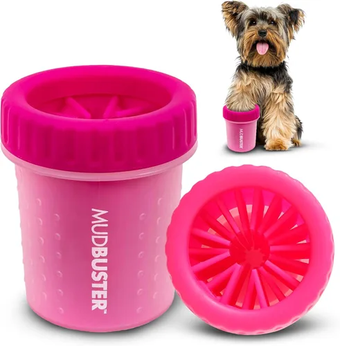 Vista 26 de Dexas MudBuster - Limpiador portátil para patas de perro, solución de limpieza grande verde para suministros premium para mascotas