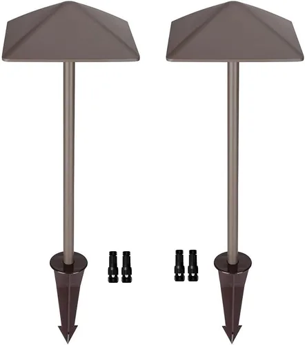Arrownine Luces de camino de bajo voltaje para paisaje, 12-24 V, bombilla LED G4 reemplazable para luces de camino al aire libre, pasarela, entrada,