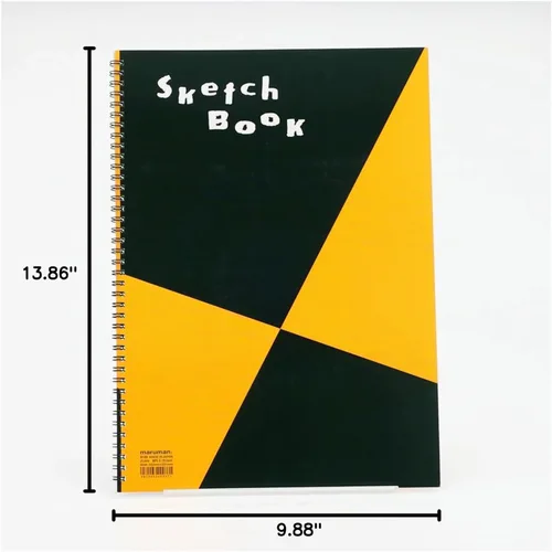 Vista 10 de Maruman Cuadernos de bocetos para colorear Serie de patrones A3 5 resmas s115x5 Set