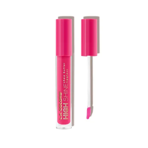 Vista 10 de Manteca de Karité Lip Gloss de lato brillo L.A. Colors, de 0,14 onza, Bebé Pastelillos (Baby Cakes)