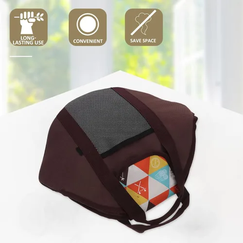 Vista 4 de YARNOW Bolsa de sartén de hierro fundido, bolsa de horno holandés, resistente para utensilios de cocina de hierro fundido o accesorios de horno