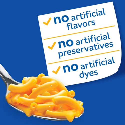 Vista 9 de Kraft Mac y queso, 4 tazas, para cenar o cenar fácilmente, sabor original, sin sabores artificiales, conservantes o colorantes, 2.05 onzas