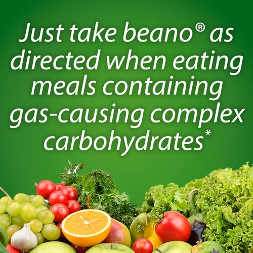 Vista 6 de Beano Suplemento dietético de enzimas alimenticias, 30 tabletas (paquete de 1)