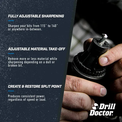 Vista 4 de Drill Doctor DD750X Afilador de broca