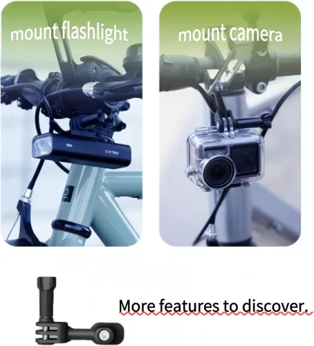 Vista 4 de Rcool Soporte universal de teléfono para bicicleta, con base de montaje de hebilla, rotación de 360°, fijación de cuatro esquinas para bicicletas