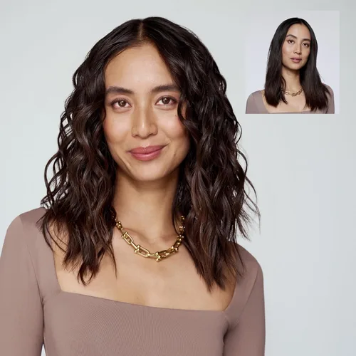 Vista 2 de T3 SinglePass Curl X Rizador de barril extra largo de 1", 1.25", 1.5" con 9 ajustes de calor y barril cerámico para un estilo rápido y resultados