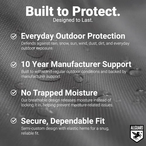 Vista 5 de Car Covers Funda para Camión Resistente a la Intemperie Max y Garantía Compatible con Ford 1999-2019 F-250 Crew Cab, 6.75– Cubierta para Exteriores