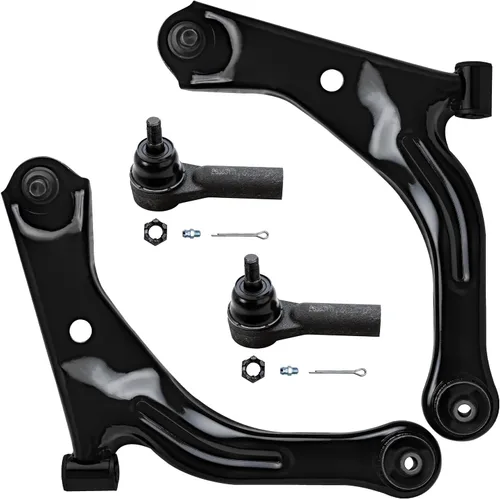 Vista 47 de Detroit Axle - 4 brazos de control traseros para Ford C-Max Focus Mazda 3 5 Volvo C30 C70 S40 V50, 4 brazos de control superior e inferior