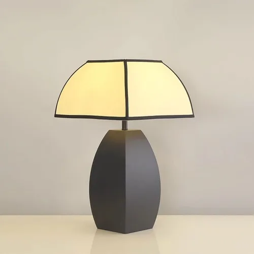 Vista 7 de Lamp for Desk Chinese Style Simple Bedroom Table Lamp Modern Personality Creative Retro Iron Bedside Lamp Living Room Decorative Table Lamp Desk