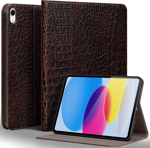 Vista 16 de Gexmil Funda de cuero para iPad (A16) de 11ª generación de 11 pulgadas 2025, iPad de 10ª generación de 10.9 pulgadas 2022, cubierta protectora